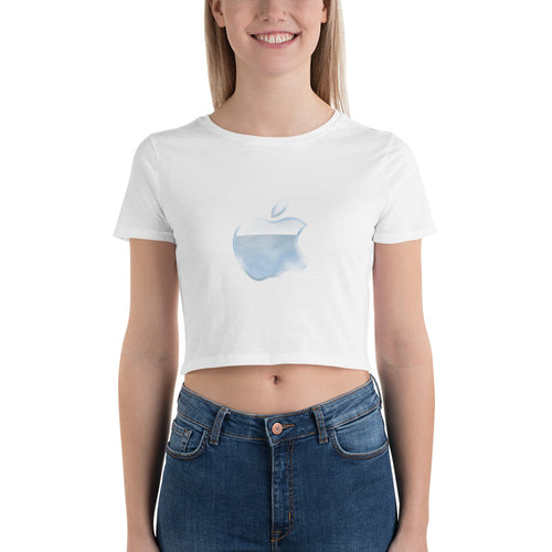 Apple translucent Women’s Crop Tee