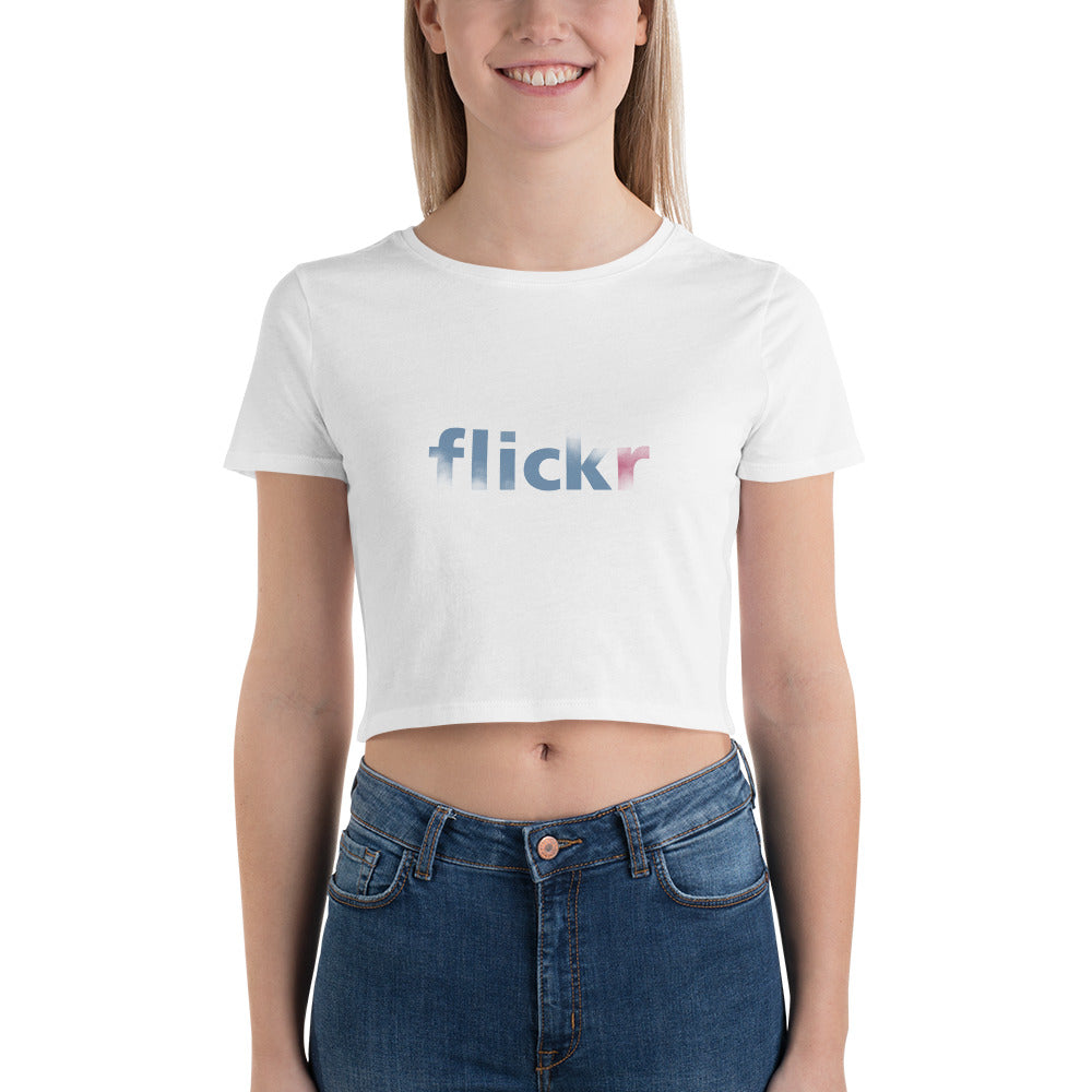 Flickr Women’s Crop Tee