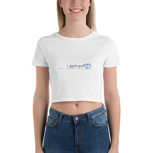 LinkedIn Women’s Crop Tee