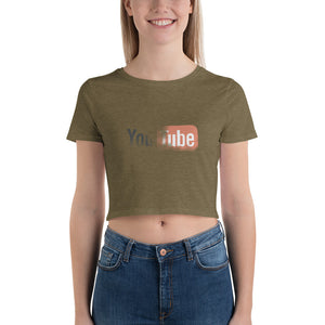 YouTube Women’s Crop Tee