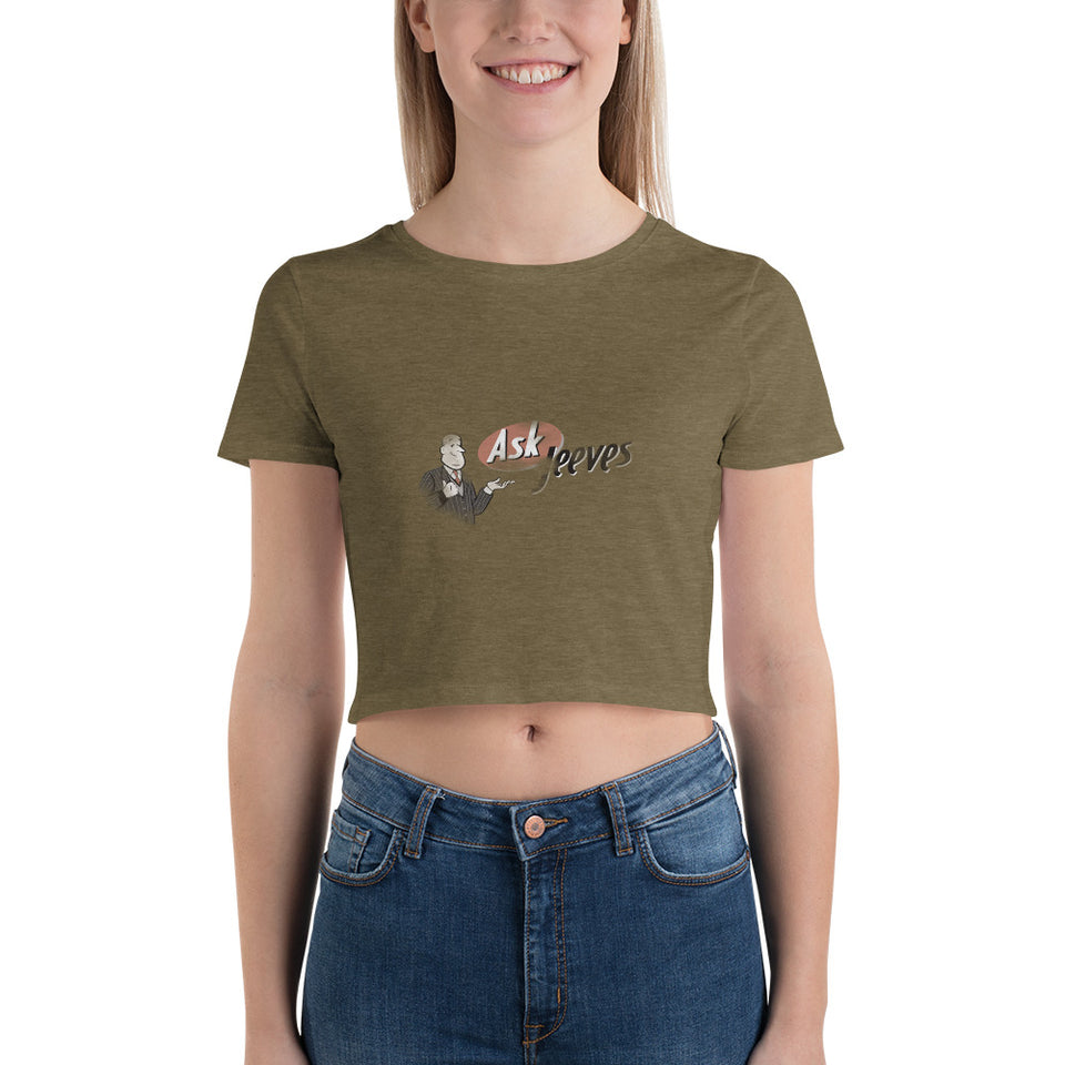 Ask Jeeves Women’s Crop Tee