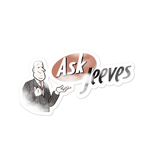 Ask Jeeves Sticker