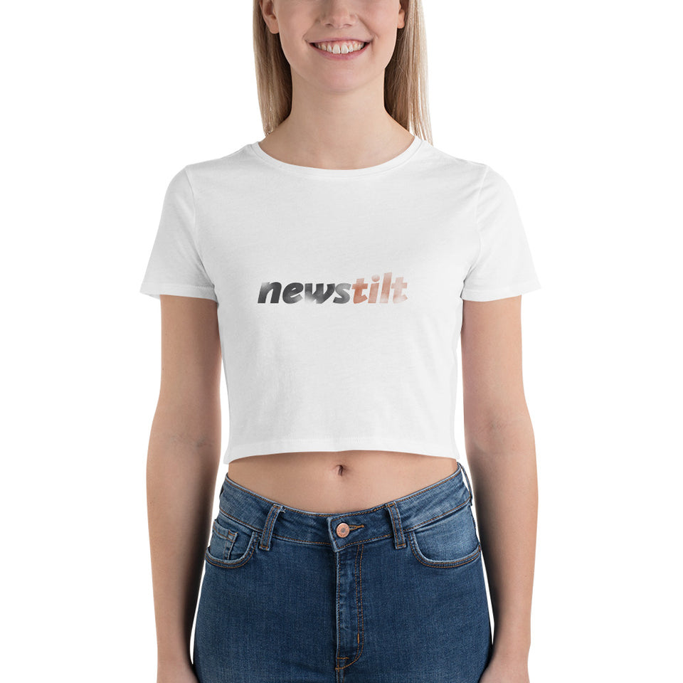 NewsTilt Women’s Crop Tee