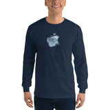 Apple translucent Men's Long Sleeve T-Shirt