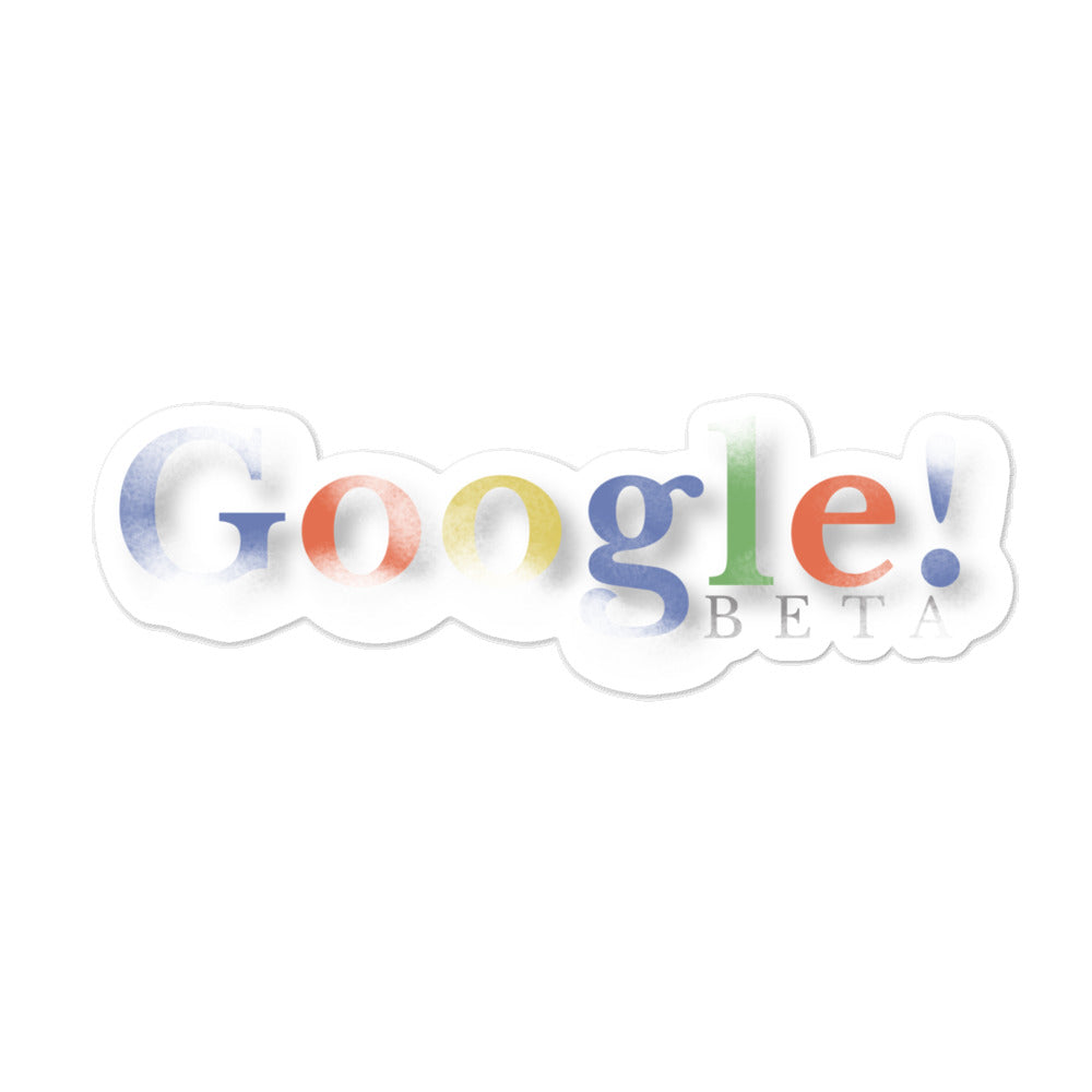 Google Beta Sticker