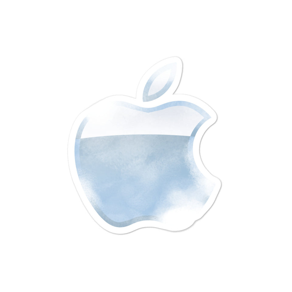 Apple translucent Sticker