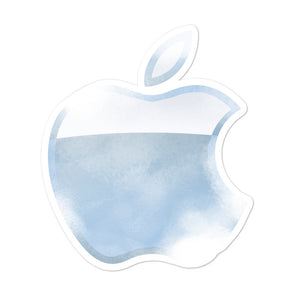 Apple translucent Sticker