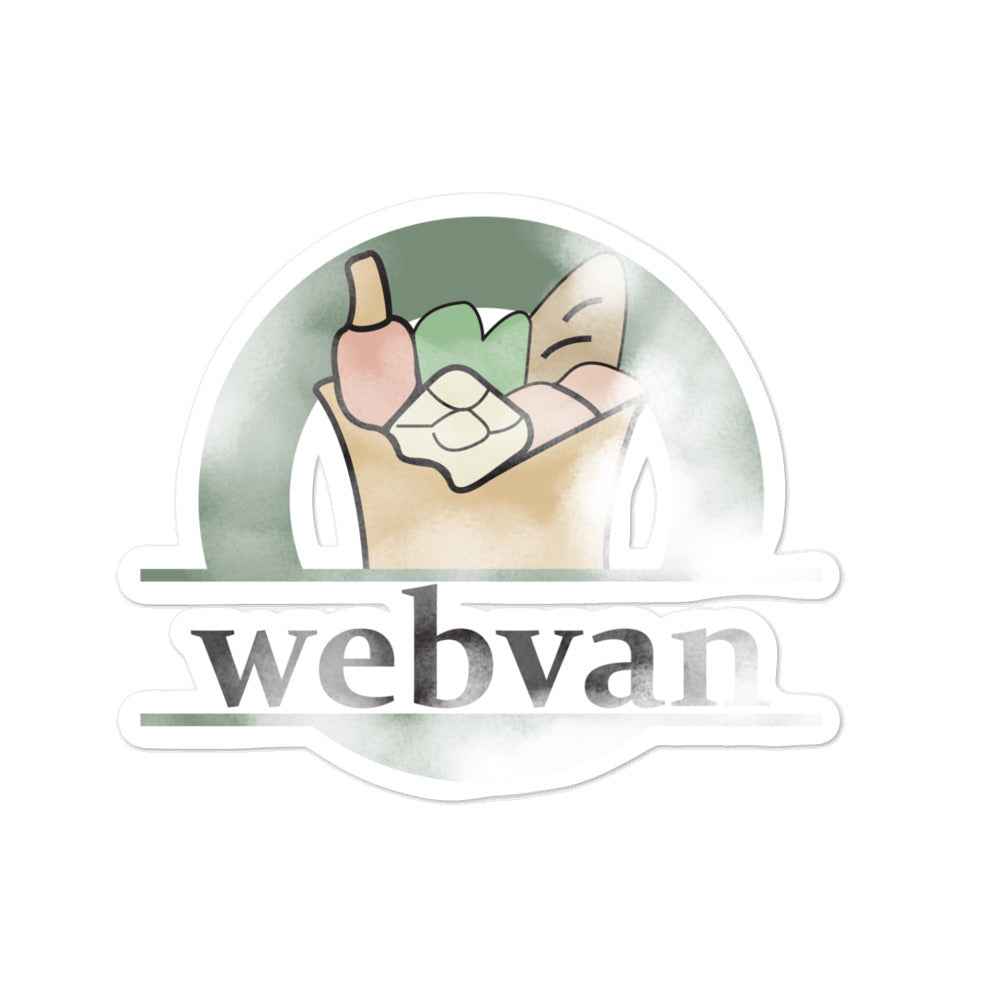 Webvan 1 Sticker