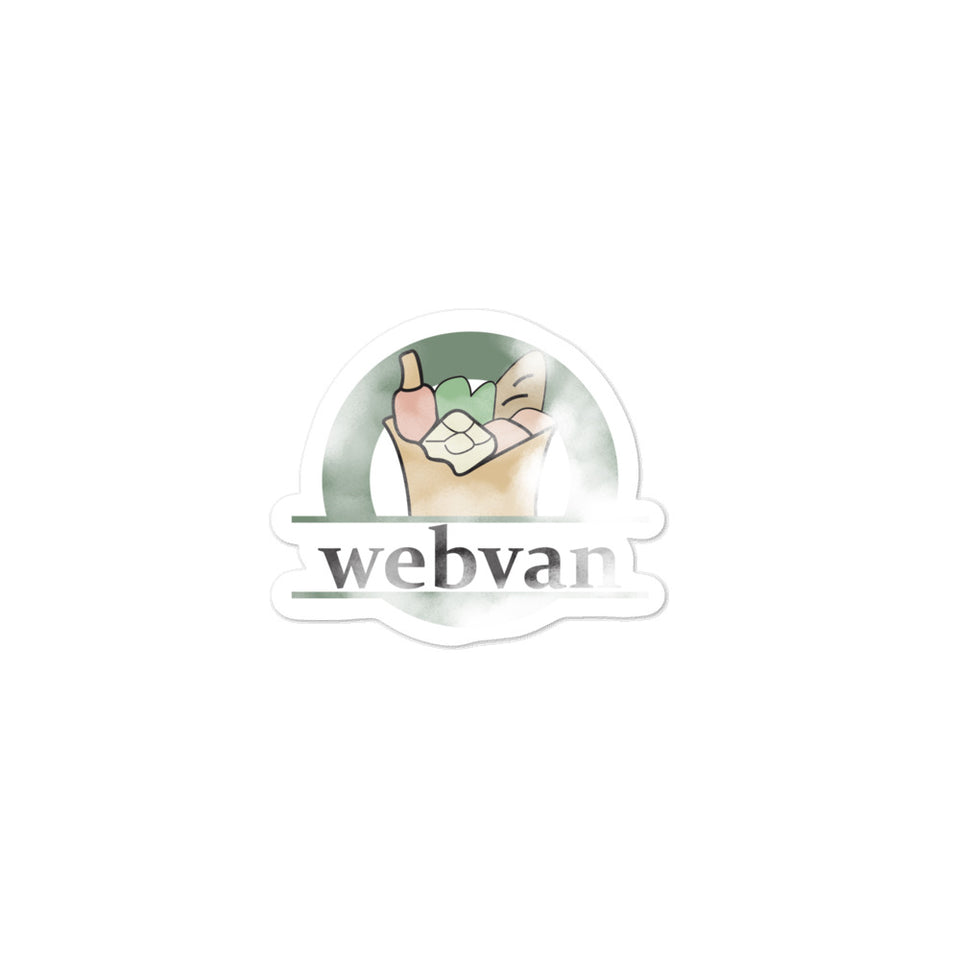 Webvan 1 Sticker