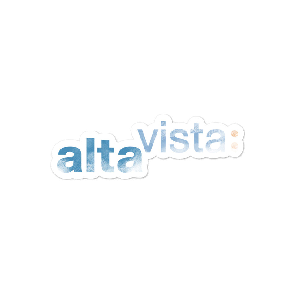 AltaVista Sticker