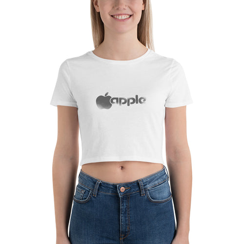 Apple Vintage Women’s Crop Tee