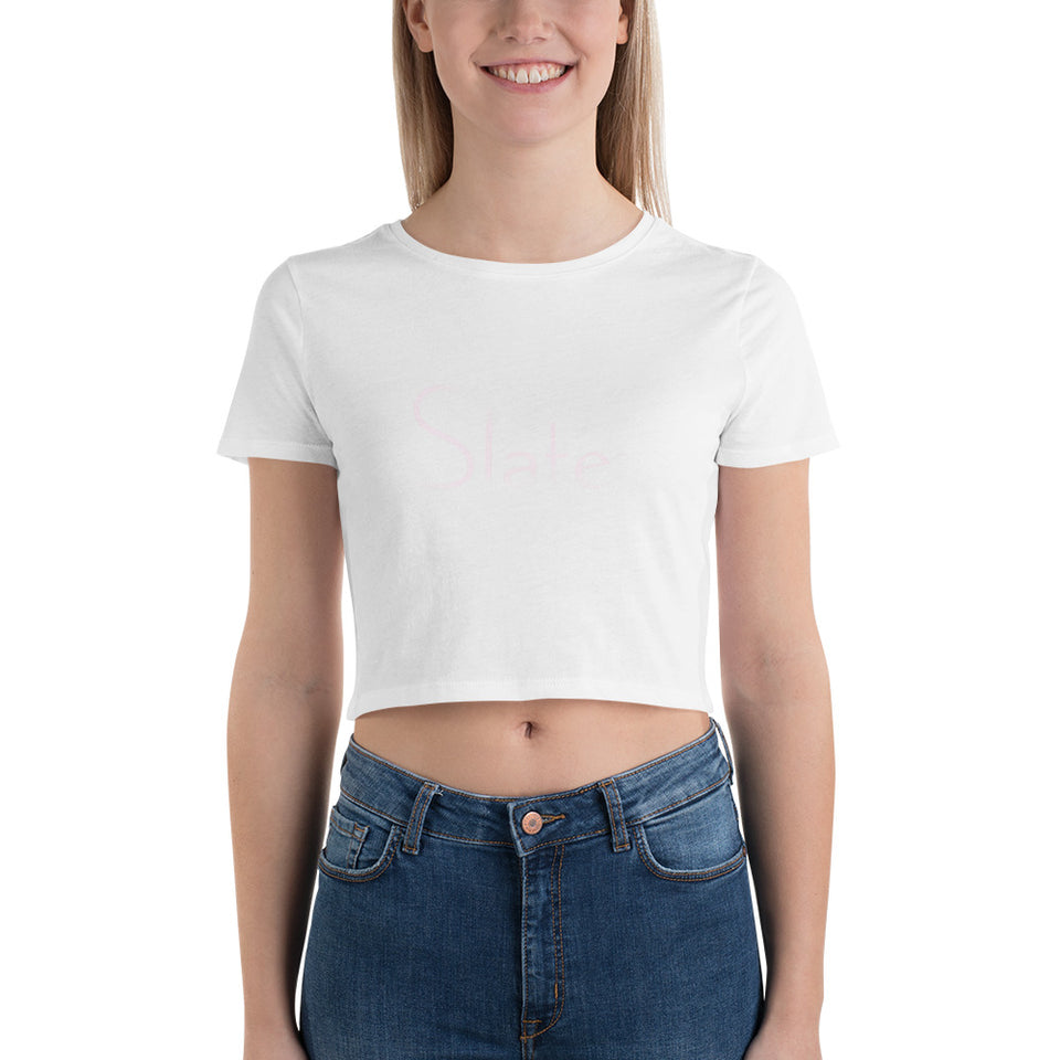 Slate Women’s Crop Tee