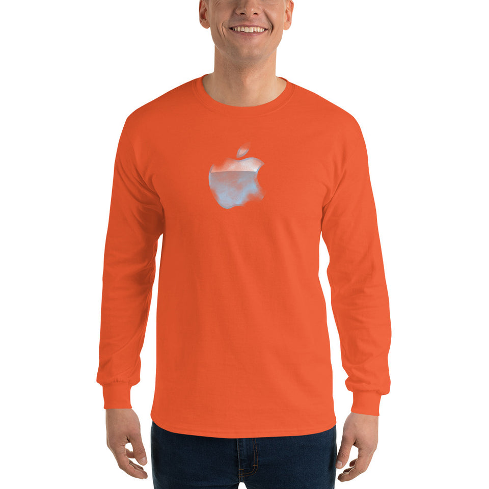 Apple translucent Men's Long Sleeve T-Shirt