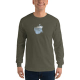 Apple translucent Men's Long Sleeve T-Shirt